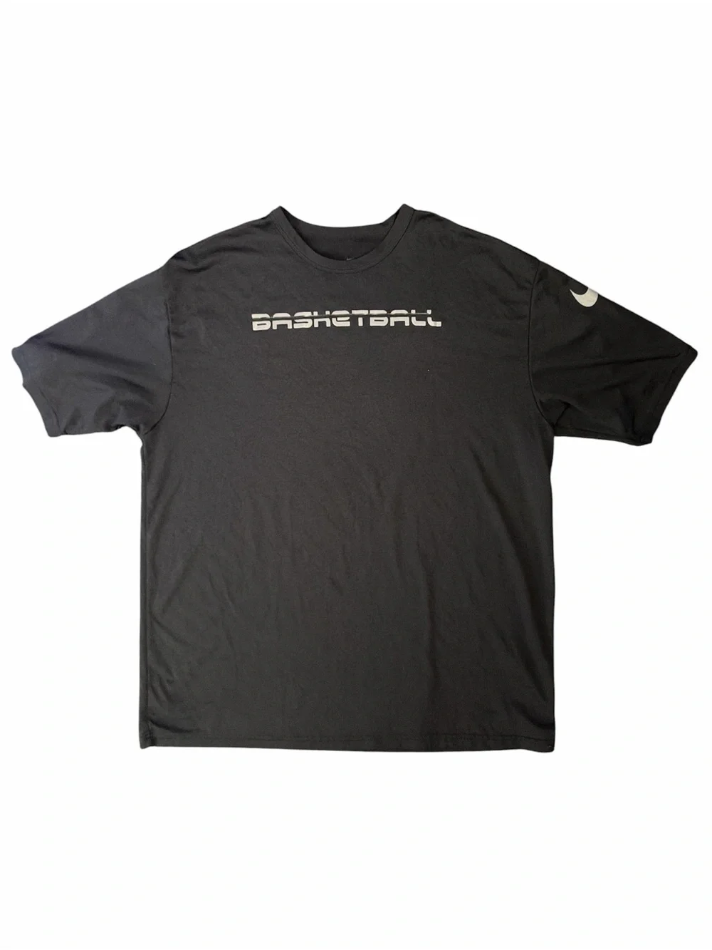 Vintage Nike Basketball Training T-Shirt Men’s XL Black Athletic Performance Tee